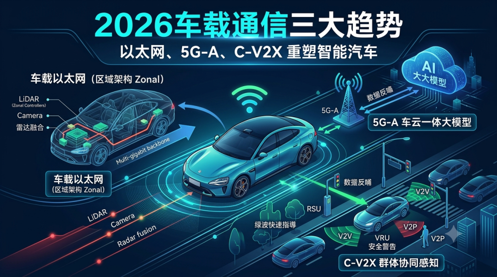 Three Major Trends in Automotive Communications... Three Major Trends in Automotive Communications...